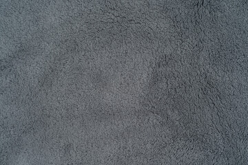 Gray sherpa textured plush fabric material for a background or texture for your images or text