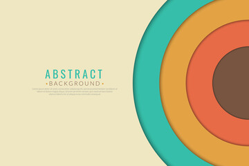 Wall Mural - abstract retro lines background. vector illustration