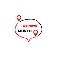 We have moved simple illustration