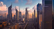 © Scopio - Cityscape of Dubai at sunset