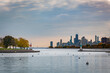 Fall Day at Chicago's Montrose Harbor