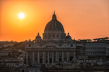 Fototapeta Londyn - Vatican City Sunset