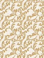  Oriental vector damask patterns for greeting cards and wedding invitations.