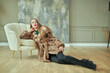 © Andrey Kiselev - gorgeous girl in fur coat