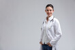 © Giulio_Fornasar - Relaxed young woman doctor with a warm friendly smile