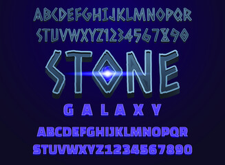 Wall Mural -  fantasy golden diamond dungeon conquer text effect