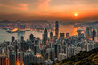 © Sven Taubert - Hongkong Panorama während Sonnenaufgang