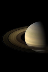 Wall Mural - vertical wallpaper of planet in space. outer dark space wallpaper. surface of planet . sphere. view 