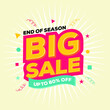 © widhidhei99 - End of Season Big Sale Poster Banner Template Design Stock Illustration