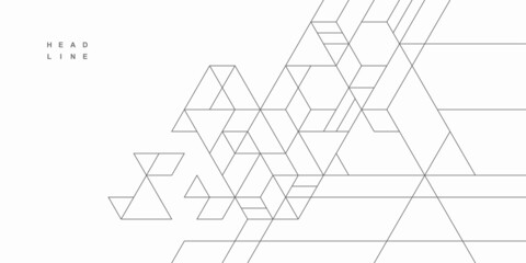 abstract geometric technological background. vector creative design.