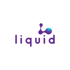 Wall Mural - Liquid. Logo template.