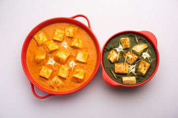 Wall Mural - Palak Paneer and butter masala