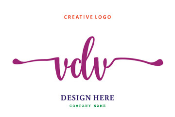 VDV lettering logo is simple, easy to understand and authoritative