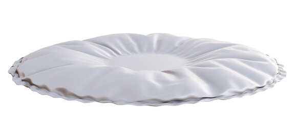 Wall Mural - white textile pillow with empty space for your object or text