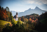 Fototapeta Krajobraz - Wallfahrtskirche Maria Gern in Berchtesgaden Bayern