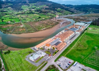 El Gaitero Cider Factory in Villaviciosa, Asturias.