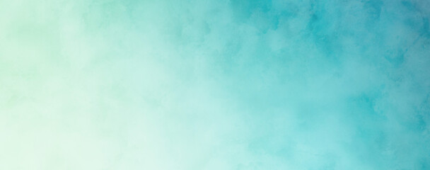 Wall Mural - Abstract Blue Green Turquoise Texture Watercolor Background