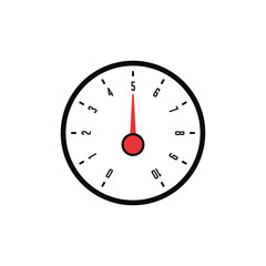 Wall Mural - speedometer icon.speed sign.vector illustration on white background, stock