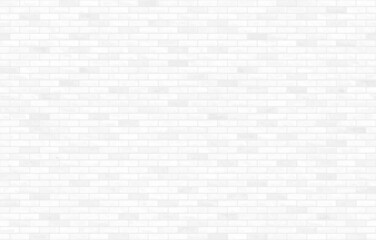 Wall Mural - white and gray block brick wall seamless pattern texture background