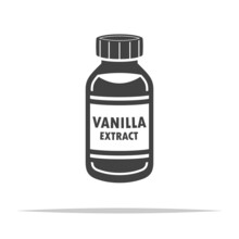 Vanilla Extract Icon Transparent Vector Isolated