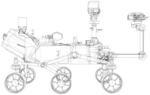 Mars Rover. Vector Rendering Of 3d