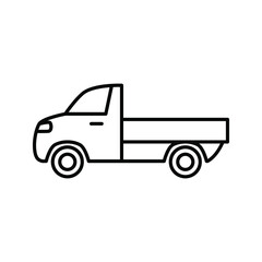 Poster - Pickup truck icon