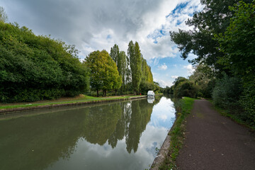 Poster - Grand Union canal in Milton Keynes. England