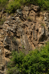 Wall Mural - close up of a fold rock formation