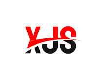 XJS Letter Initial Logo Design Vector Illustration