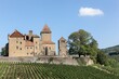 Castle of Pierreclos in Burgundy, France 