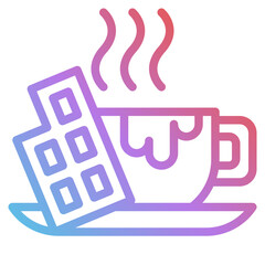 Sticker - hotchocolate gradient icon