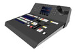 Switcher for  Video production and Streaming. Vision Mixer for Professional Broadcast. Control Panel of  Technical Director. Tool of Multi camera System.