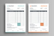 © Nur Maulidiah - two color invoice template