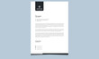 © Mohibus - Simple new minimal unique clean modern company professional abstract creative corporate business letterhead template design.