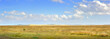 Panorama of the steppe in Khakassia
