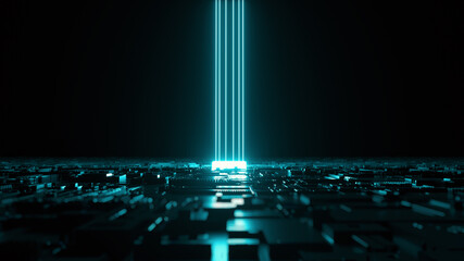 Motherboard neon lights