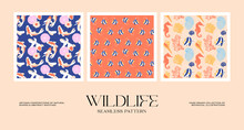 Abstract Wildlife Seamless Pattern Collection To Suit Your Branding Identity Our Packaging Design