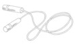 © aluna1 - Jumping ropes graphic black white sketch isolated illustration vector