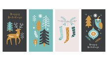 Set Of Xmas Banners