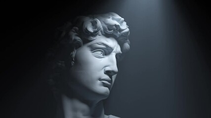 david head by michelangelo