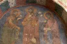 Frescos Of  St. Nicholas Church In Myra