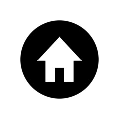 Poster - Home icon in circle