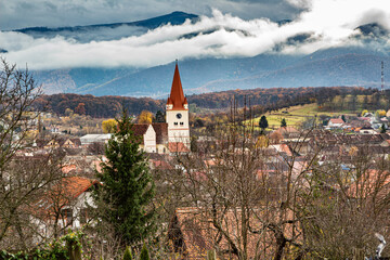 Poster - Fortified church in Cristian, Romania