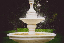 Close-up Fountain And Splashes