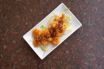 Poster - Walnut prawns