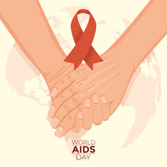 Poster - world aids day design