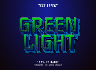 Wall Mural - modern futuristic green light neon text effect