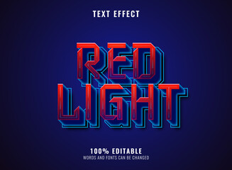 Wall Mural - modern futuristic red light neon text effect