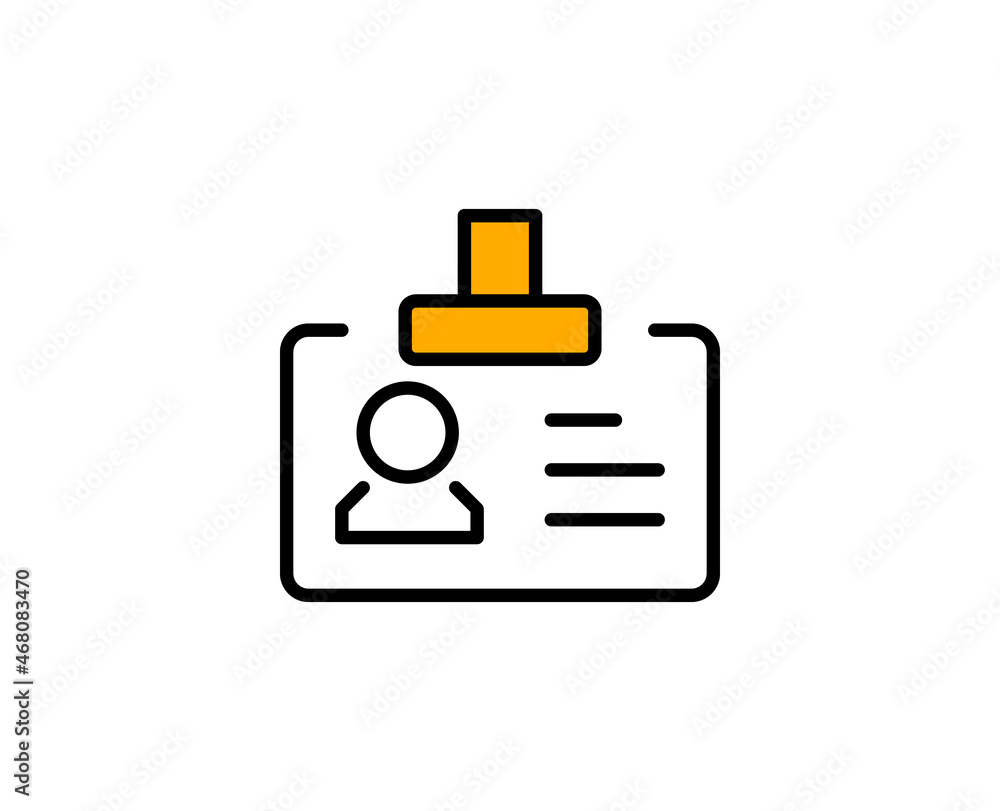 Bage premium line icon. Simple high quality pictogram. Modern outline ...