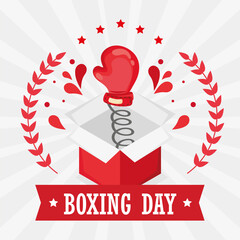 Wall Mural - boxing day promotion